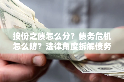 武汉按份之债怎么分？债务危机怎么防？法律角度拆解债务分配与风险自保指南