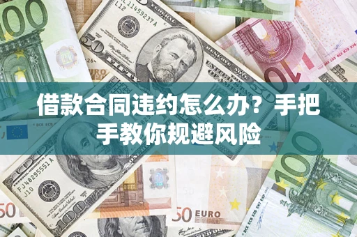 武汉借款合同违约怎么办？手把手教你规避风险