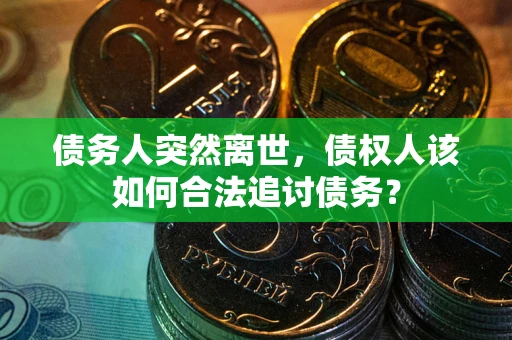 武汉债务人突然离世，债权人该如何合法追讨债务？