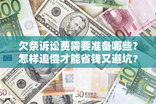 武汉欠条诉讼费需要准备哪些？怎样追偿才能省钱又避坑？