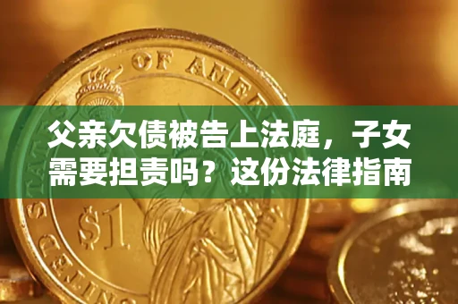 武汉父亲欠债被告上法庭，子女需要担责吗？这份法律指南必须看完