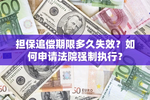 武汉担保追偿期限多久失效？如何申请法院强制执行？