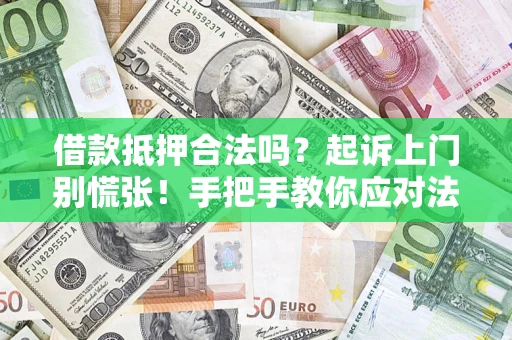 武汉借款抵押合法吗？起诉上门别慌张！手把手教你应对法律程序
