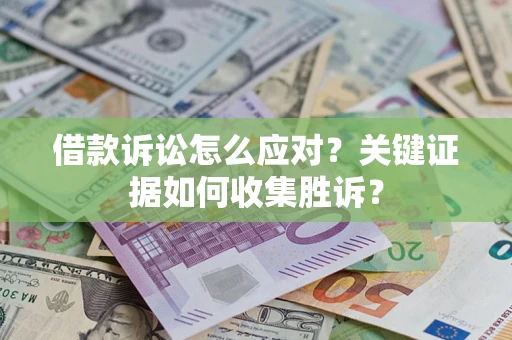 武汉借款诉讼怎么应对？关键证据如何收集胜诉？