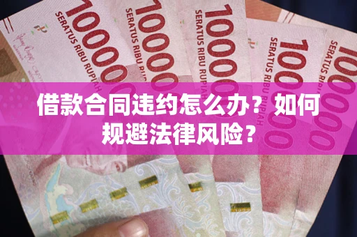 武汉借款合同违约怎么办？如何规避法律风险？