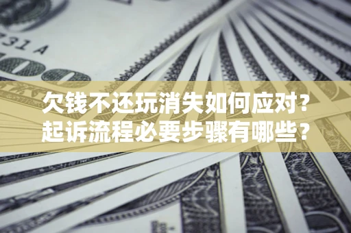 武汉欠钱不还玩消失如何应对？起诉流程必要步骤有哪些？