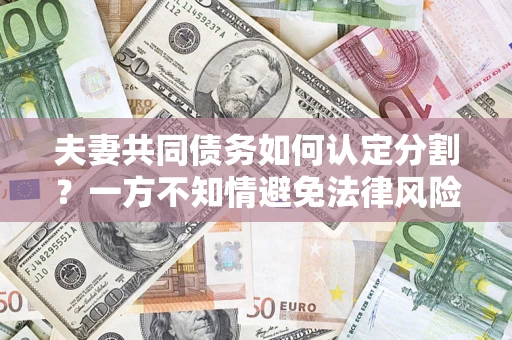 武汉夫妻共同债务如何认定分割？一方不知情避免法律风险必看！